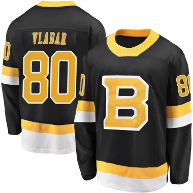 Black Men's Daniel Vladar Breakaway Boston Bruins Alternate Premier Jersey