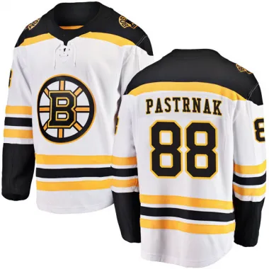 Youth Boston Bruins David Pastrnak White Special Edition 2.0 Premier Player  Jersey