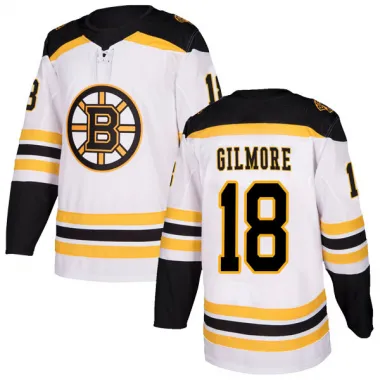 White Men's Happy Gilmore Authentic Boston Bruins Away Jersey