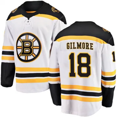 White Men's Happy Gilmore Breakaway Boston Bruins Away Jersey