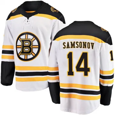 White Men's Sergei Samsonov Breakaway Boston Bruins Away Jersey